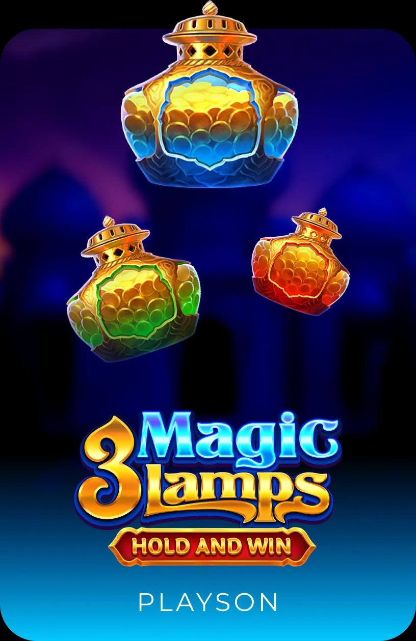 3 Magic Lamps: Hold and Win