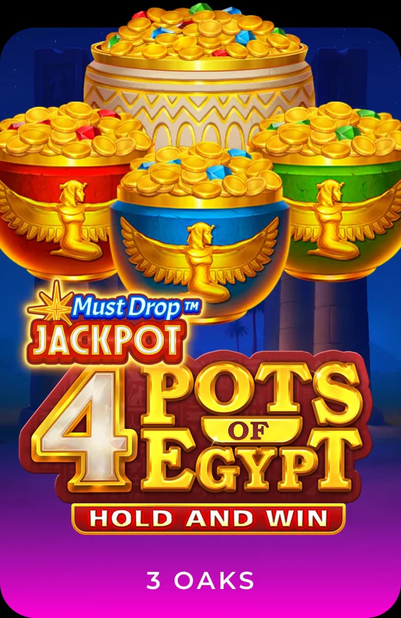 Must Drop JACKPOT 4 Pots of Egypt